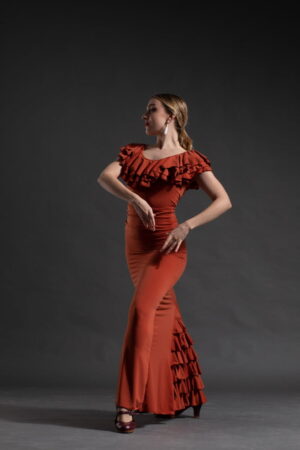 Gonna da ballo flamenco modello Andújar di Davedans