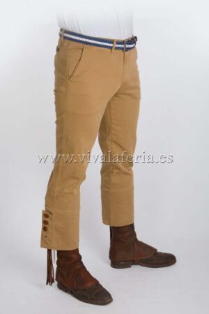pantalón campero de cairel color camel