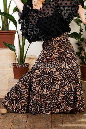 Gonna da ballo flamenco modello Alajar