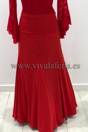 saia para dançar flamenco andrea