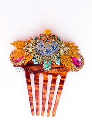 Flamenco-Haarkamm, Kostümschmuck, Modell Adelfa von Candela de Reina