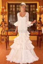 Vestido de novia flamenco de Guadalupe Moda Flamenca 