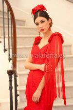 images Traje de flamenca rojo Alhambra de Guadalupe Moda Flamenca