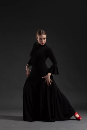Vestido de flamenco para bailar modelo Amelia de Davedans