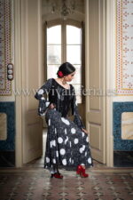 Robe de danse flamenco noire Lei de Davedans