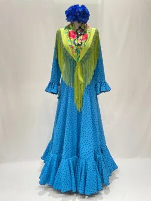Vestido de gitana canastero modelo Reina - Talla 40