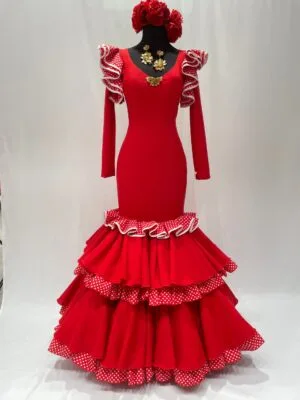Vestido de gitana modelo Pepa - Talla 42