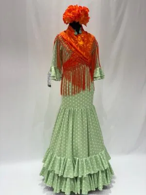 Traje de niña modelo Nataly - Talla 9