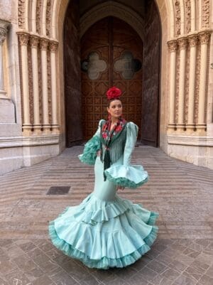 Vestido de Flamenca Gardenia - Colección Viva la Feria 2025