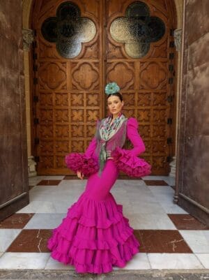 Traje de Gitana Canastero Oro | Colección Viva la Feria 2025