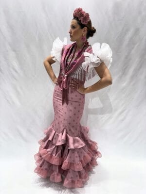 Falda flamenca de lunares modelo Sevilla