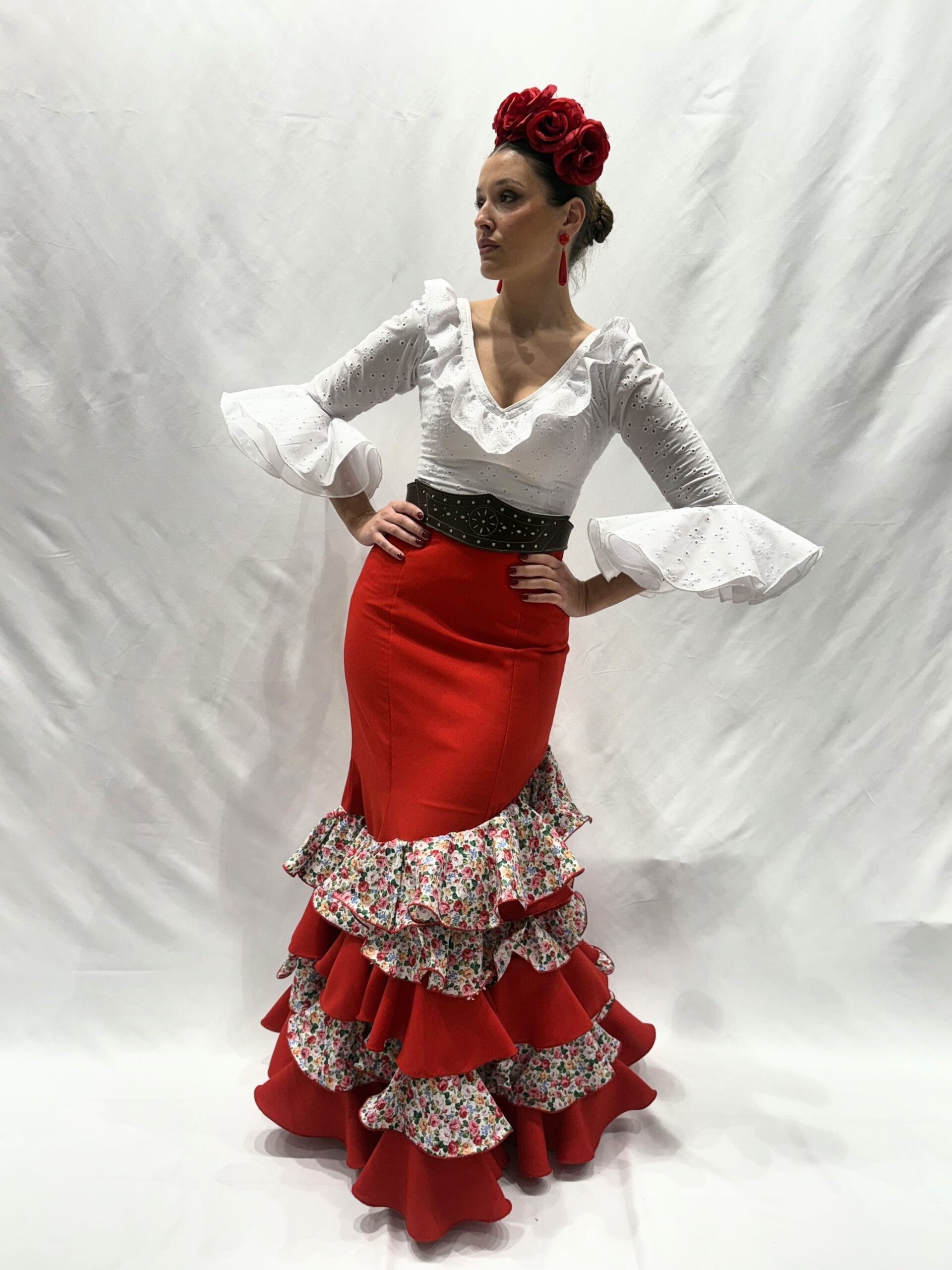 専用出品スペイン製 フラメンコ衣装 RONEY ドレス 段々スカート ドット柄 専用出品スペイン製 フラメンコ衣装 RONEY ドレス 段々スカート