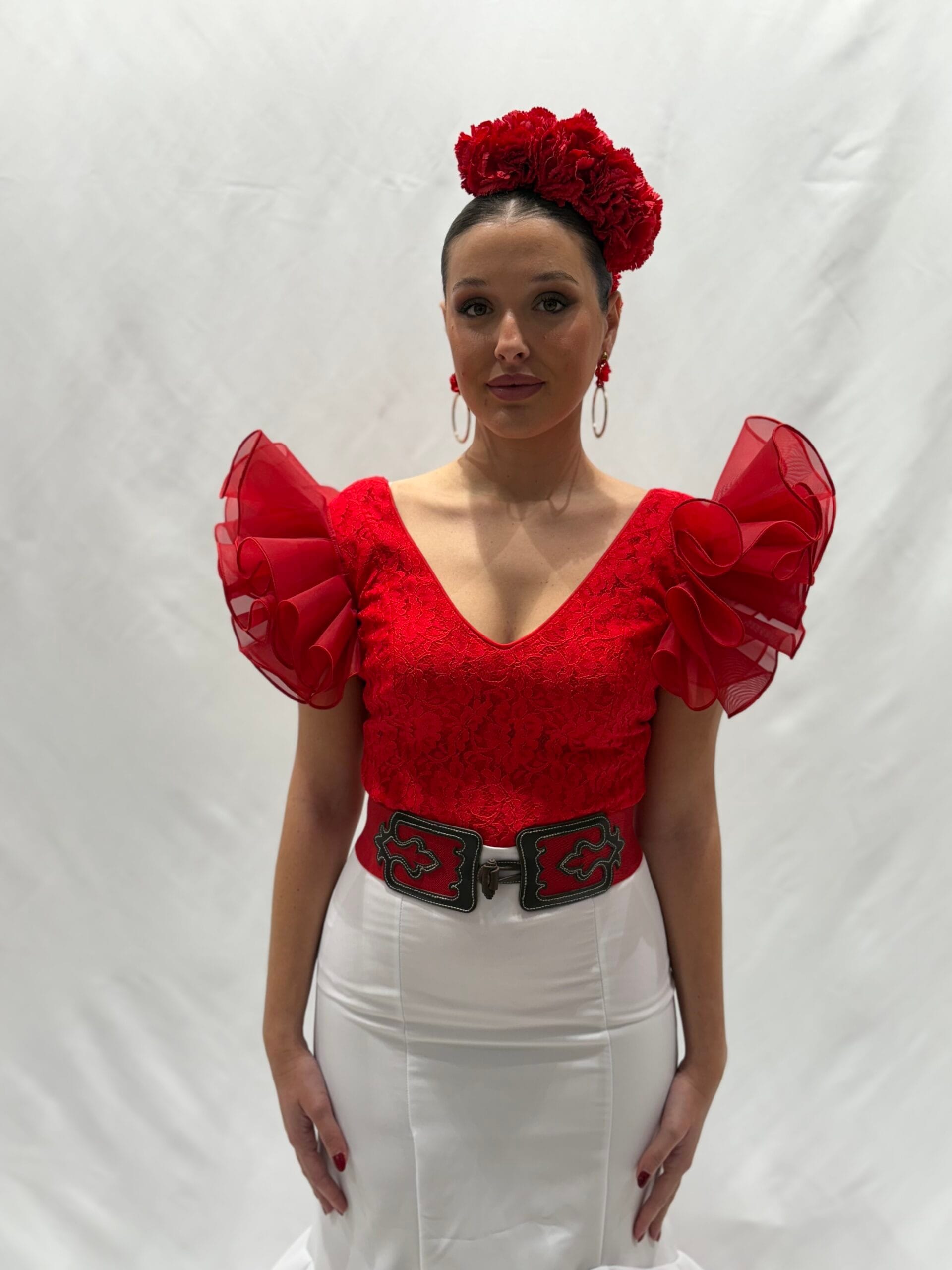 Camisa Flamenca Volantes Camisas Con Volantes En Manga Blusa